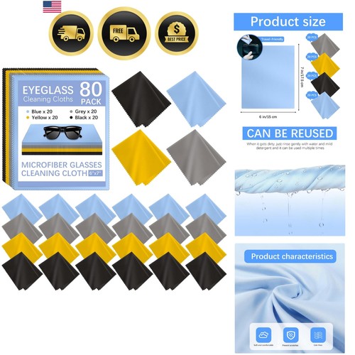 Pack microfiber cleaning - 80,