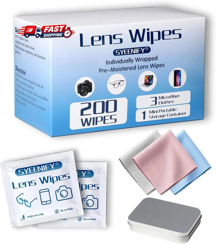 200 count lens wipes for - count,