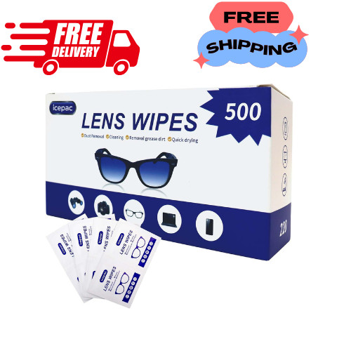 500 count lens - count, wipes