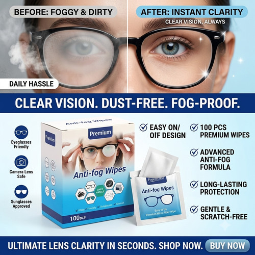 Lens wipes 100pcs anti - lens, fog
