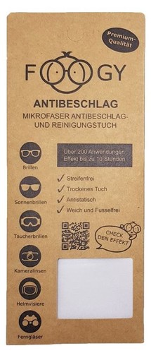 Foogy anti fog microfiber - foogy,