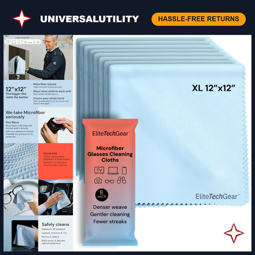 Microfiber cleaning cloths - microfiber, for