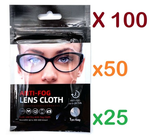 Anti fog lens cloth eyeglasses - cloth,