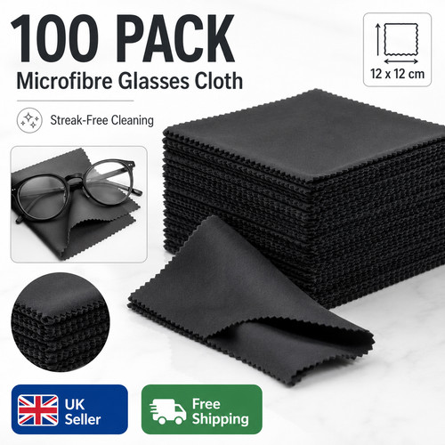 100 pack glasses microfibre - 100,